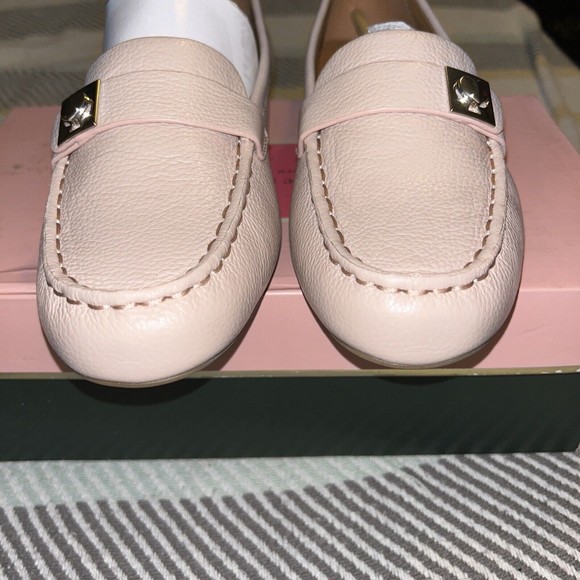 Kate Spade NY Camellia Pebbled Leather  Sz 9, New In Box. Pale Vellum - Picture 3 of 9